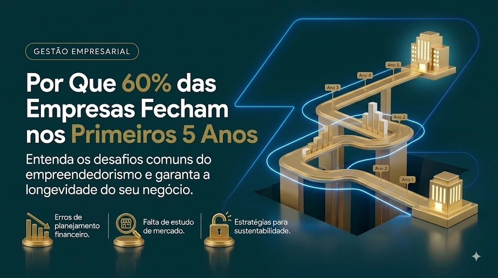 Por Que 60% das Empresas Fecham nos Primeiros 5 Anos Por Que 60% das Empresas Fecham nos Primeiros 5 Anos